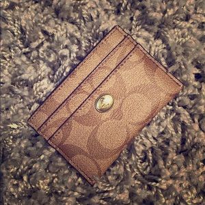 Coach card case